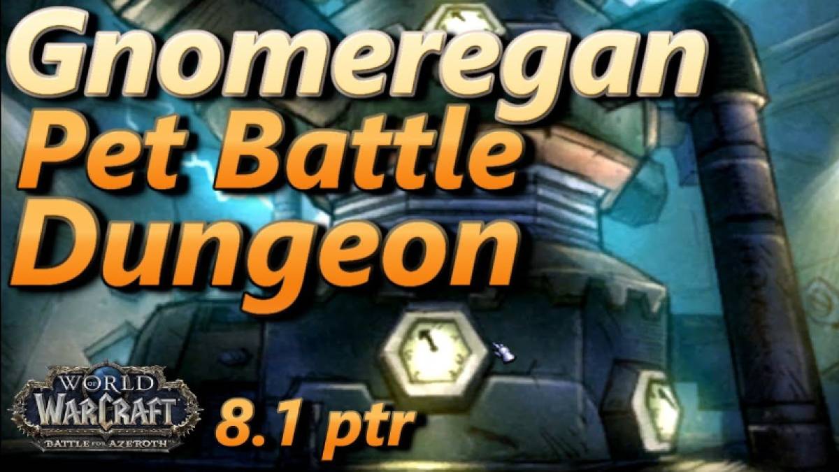 New Pet Battle Dungeon: Gnomeregan