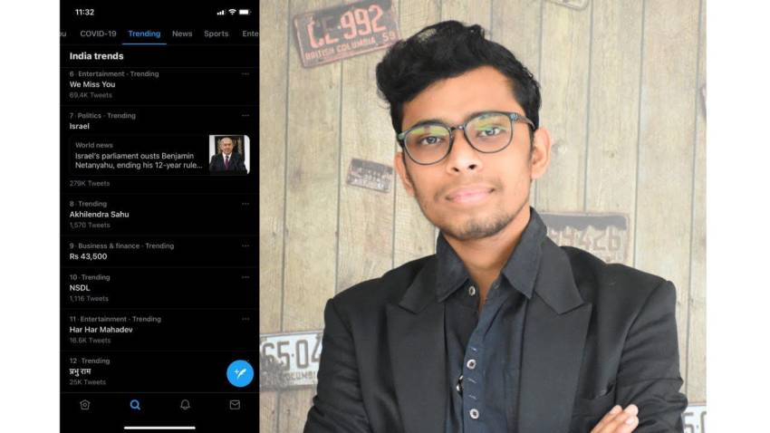 Young entrepreneur Akhilendra Sahu