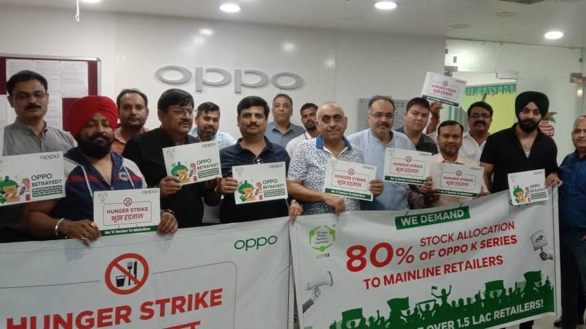 All India Mobile Retailer Association (AIMRA) flared a nationwide fire (Hunger Strike) against the Chinese Giant OPPO