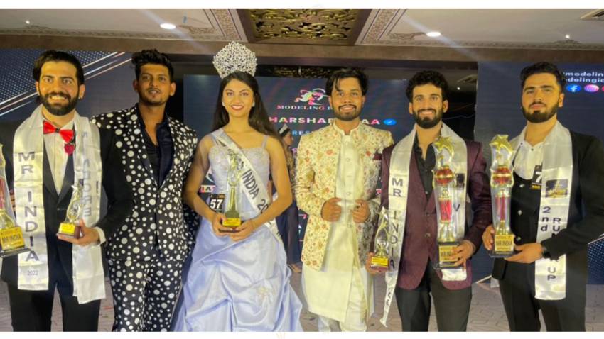 Hrithik Sharma From Vidisha & Sneha Hegde From New Delhi Are The Winners of Modeling Icon Mr Miss Mrs Starface India 2022 Presented By Prakhar Sharma