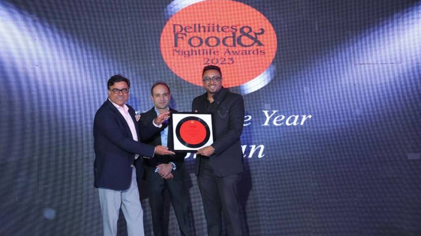 VDJ Shaan receives the prestigious Delhiites Food and Nightlife Award 2023 as the “VDJ of the year.”