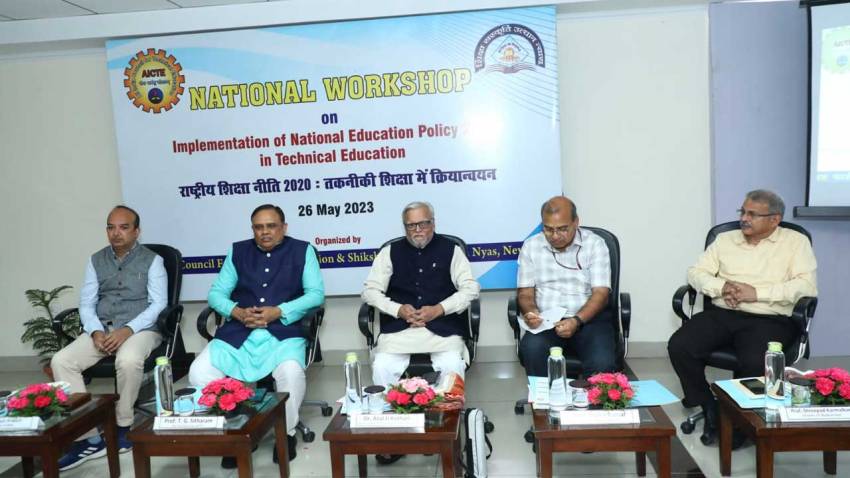 AICTE and Shiksha Sanskriti Uthan Nyas successfully organize National Workshop on the Implementation of National Education Policy 2020 in Technical Education