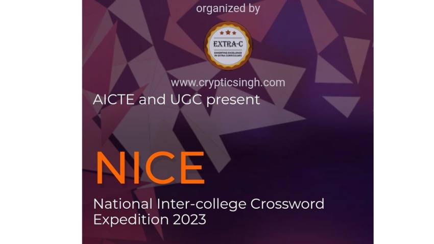 AICTE, NITIE, and Extra-C Collaborate for East Zone Finals of National Inter-college Crossword Expedition (NICE)