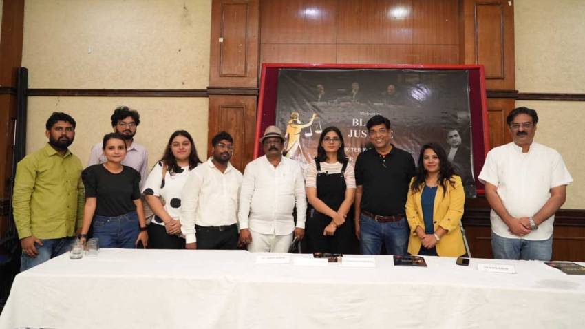Team "Black Justice" Launches Trailer at Press Club of India
