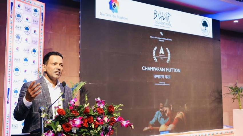 Bihar Foundation hosts Oscars nominated "Champaran Mutton" movie screening at Bihar Sadan, unveils "Bihar Se…" restaurant facelift